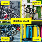 2PK Security Cable Steel Handy Hardware PVC Coated Heavy Duty Secure 1.8m x 6mm