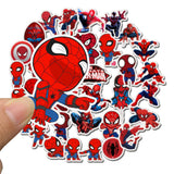 35Pcs Spiderman Removable Waterproof PVC Stickers Decal DIY Luggage Fridge Decor-35pcs