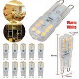 1PK LED Dimmable Replace Halogen Lamps Light Bulb AC220-240V 3W G9 - Warm White