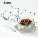 Elevated Cat Dog Pet Bowl Feeder