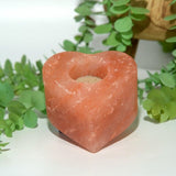 Heart Shape Tealight Himalayan Salt Natural Purification Clean Decor Tea Light