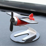 Solar Aircraft Airplane Creative Men's Car Decoration Car Interior Accessories