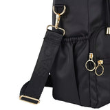 Sachi Crossbody Insulated Bottle Bag Cooles Tote Carrier Purse Black