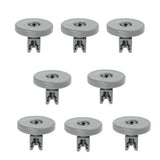 Dishwasher Basket Wheel For Dishlex 50286965004 DX103SK DX203WK - 8pcs