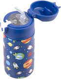 Oasis Double Wall Insulated Kids 400ml Drink Bottle Stainless Steel -Outer Space