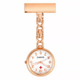 Elegant rose gold nurse watch for doctors and hospital staff