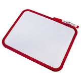 2PCE Whiteboard With Bonus Marker Home Office Kids Whiteboard 26x19cm Assorted