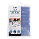 2PCE Tablecloth Protectors Clear Waterproof Reusable Home Master 130x175cm