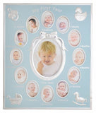 Baby Photo Frame My 1st Year 13 Photo Frame Collage Boy Baby's Gift Blue