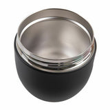 Oasis Stainless Steel Double Wall Insulated Food Pod 470mL - Black