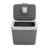 Paws & Claw W/Scoop Pet Dry Food Storer Bin Storage Container 52.5x43cm 60L Grey