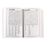 4PK Word Search Activity Books Bumper 496pg A5 Size Adult Brain Games Fun