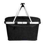 Sachi Insulated Carry Basket with Lid - Black