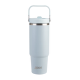 Oasis Stainless Steel VoyagerTumbler with Handle 900ml Drink Cup - Sea Mist