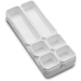 MadeSmart Interlocking 9 Piece Large Bin Pack Multi Purpose Storage White