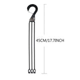 5PCS 45CM Pots Hangers for Plastic Pots 3 Prong Hanger Great for Hanging Pots