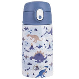 Oasis Double WallInsulated Kids Drink Bottle Stainless Steel 400ml Dinosaur Land