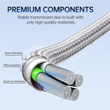 3 in 1 Multi Charging Cable, 3.3Ft/1M Universal USB C Cable Fast Charging Cord