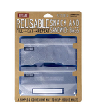 Russbe Reusable Ziplock Bags 4-pack - Hexagrid
