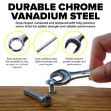 6PCE Spanner Set Heavy Duty Rust Proof 8-19mm Handy Hardware Varied Sizes Comb