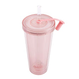 Oasis Smoothie Tumbler w/ Straw Double Wall Drink Cup BPA Free 520ml -Strawberry