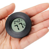 Mini LCD Display Round Digital Thermometer, Hygrometer