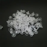 100x Large Plastic Rubber Disc Earring Backs To Secure Heavy Style Earrings AU
