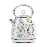 Laura Ashley 1.7L Dome Kettle Elveden Electric Kitchen White