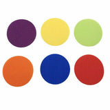 Round Carpet Marker Spot Sit Dot For Classroom Sport Easy Teach Tool Gameorange, Blue, Green, Red, Purple, Yellow30pcs