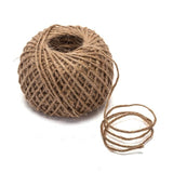 2PCE Garden Greens Garden Twine Jute Versatile Organic Gentle 50m x 2mm
