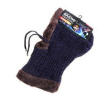 Neck Warmer & Face Mask Adults Ultra Heat Retention Ski Thermal Lined - Blue