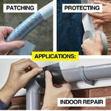 2 Rolls Duct Tape 48mm x 18m Handy Hardware Heavy Duty Grey Adhesive