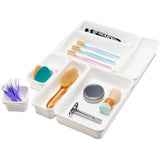 MadeSmart Interlocking 8 Piece Small Bin Pack Multi Purpose Storage White