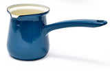1PK Coffee Culture Enamel Turkish Coffee Pot Stove Tops Coffee 450ml - Teal