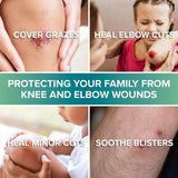 8pc Bandages Plastic Knee & Elbow Band Aids Bandage First Aid Latex Free