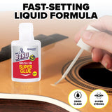 5PCE Brush On Liquid Super Glue Quick Dry High Strength Handy Hardware 5ml