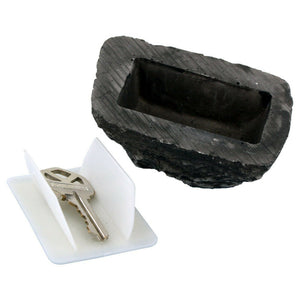 1pce Key Rock Box to Hide your Spare Key in Your Yard/Garden/Home - Grey