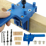 41pcs Pocket Hole Jig Kit Woodworking Guide Oblique Drill Angle Hole Locator