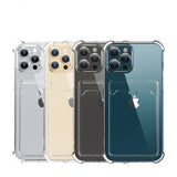 Case Wallet Card Holder Cover Clear For Apple for iPhone 13 Pro Max
