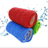 3x Replacement Microfiber Flat Mop Head Refill Floor Cleaning Pads Absorbent