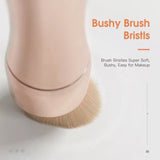 2PK Compact Makeup Brush Set 4in1 Cosmetic Portable Make up Clevinger