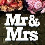 3x/set Wedding Letter Mr & Mrs Decor Props Married Wedding Events Party DIY Sign