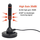 Portable Digital HD Freeview Aerial Ariel TV Antenna Indoor Outdoor