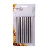 Set of 4 Appetito Cannoli Tubes Stainless Steel Kitchen Cooking 14cm