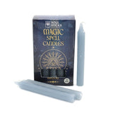 Pack of 20 Candle Magic Spell WISDOM Candles Rituals - Grey