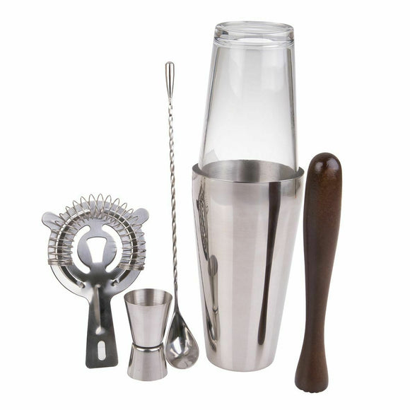 Bartender 5-Piece Boston Cocktail Set