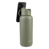 Oasis Mag-Grip Stainless Steel Moda Drink Bottle 1L Phone Selfie - Olive Green