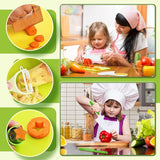 13 Pieces Montessori Kitchen Tools Toddlers Kids Cook Plastic Educational