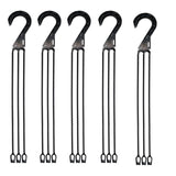 5PCS 45CM Pots Hangers for Plastic Pots 3 Prong Hanger Great for Hanging Pots