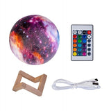 Galaxy Moon Touch Lamp Night Light Moonlight Color 16 Colour Home Lamp